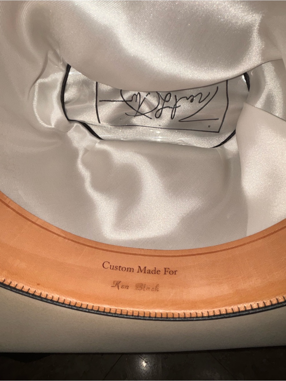 New Custom made 5X Greeley Hat Works W/ Original Box And custom Highlights 7 1/8 - Picture 9 of 12